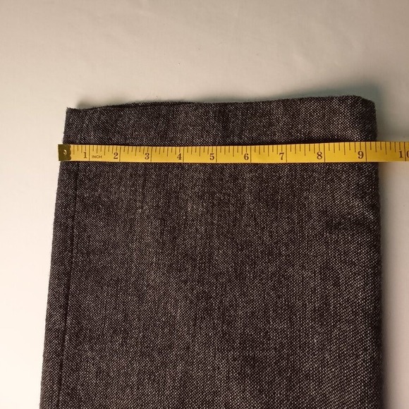 Dalia Collection Wool Blend Pants Size 4 Mid Rise Flare Leg Grey Color - Picture 9 of 9